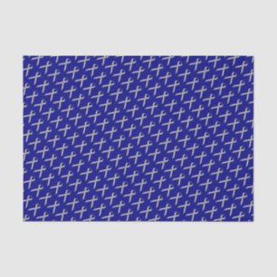 Grey Standard Ribbon by Kenneth Yoncich Tissue Paper