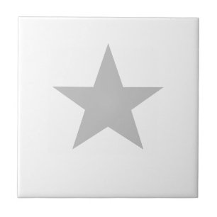 Grey Star Ceramic Tile