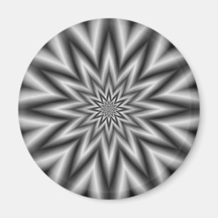 Grey Star Magnet