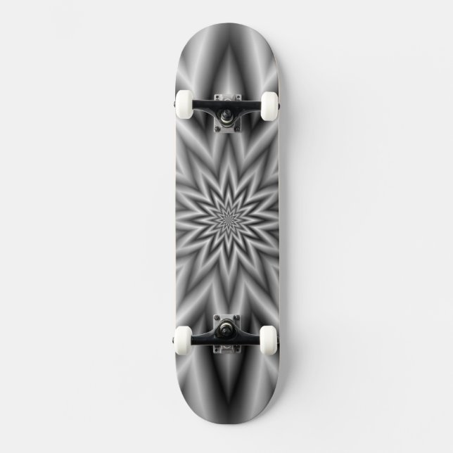Grey Star Skateboard (Front)