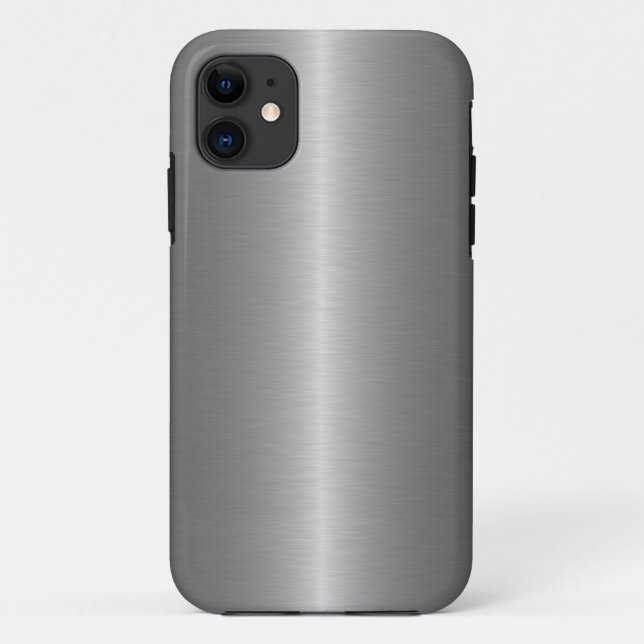 Grey Steel Case-Mate iPhone Case (Back)
