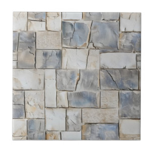 Grey Stone Pattern Ceramic Tile