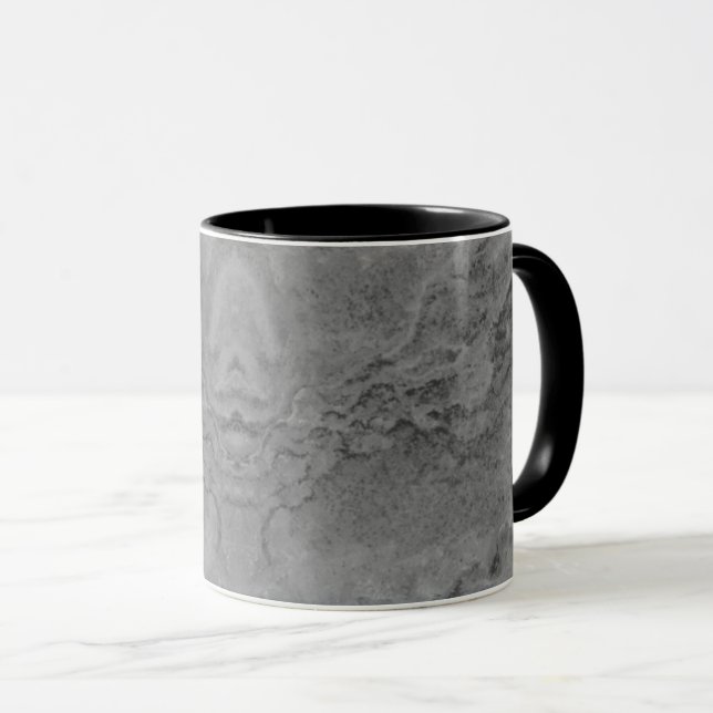 Grey Stone Pattern Mug (Front Right)