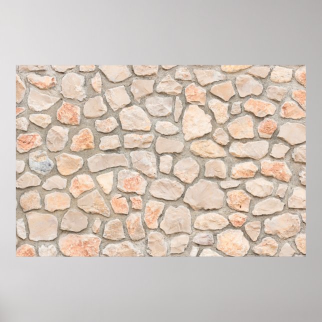 Grey stone wall background. stone, texture, wall,  poster (Front)