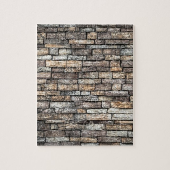 Grey Stone Wall Jigsaw Puzzle (Vertical)