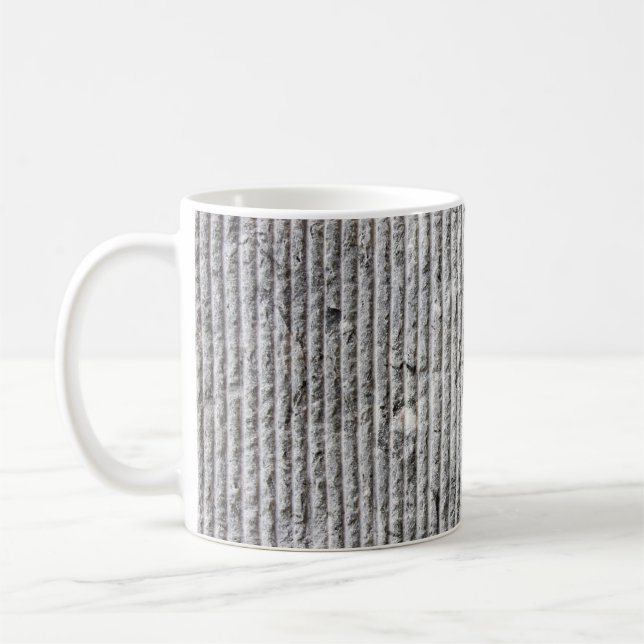 Grey stone wall texture. Texture of stone wall wit Coffee Mug (Left)