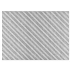 Grey Striped Cutting Board