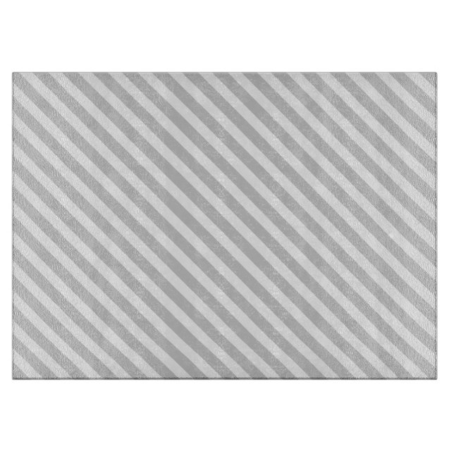 Grey Striped Cutting Board (Front)