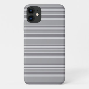 Grey stripes iPhone 11 case