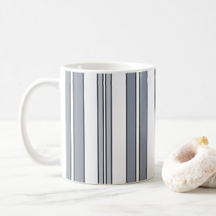 Grey Stripes Coffee Mug