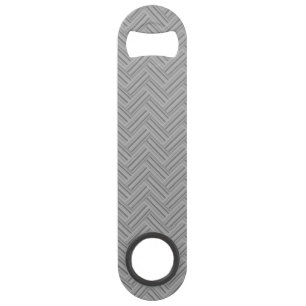 Grey stripes double weave pattern