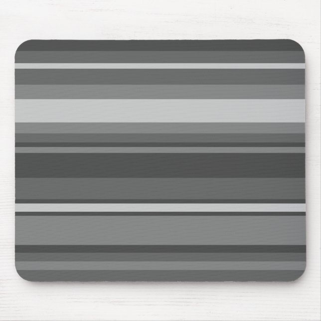 Grey stripes mouse pad (Front)