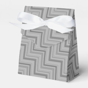 Grey stripes stairs pattern favour box