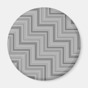 Grey stripes stairs pattern magnet