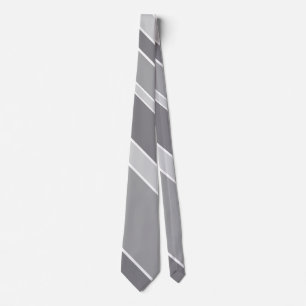 Grey stripes tie