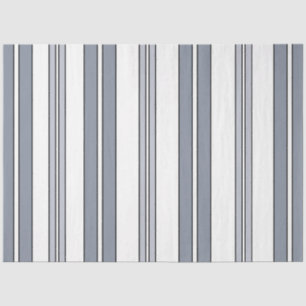 Grey Stripes Tissue Paper