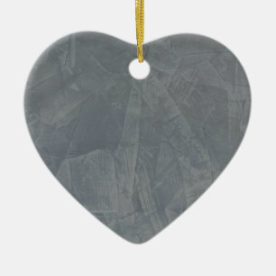 Grey Suede Ceramic Tree Decoration