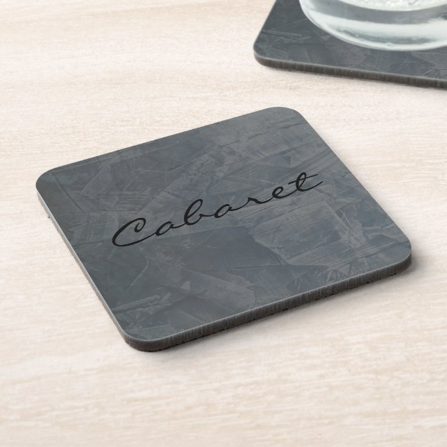 Grey Suede Coaster (Left Side)