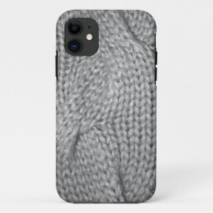Grey Sweater knitted look, iPhone 5 case