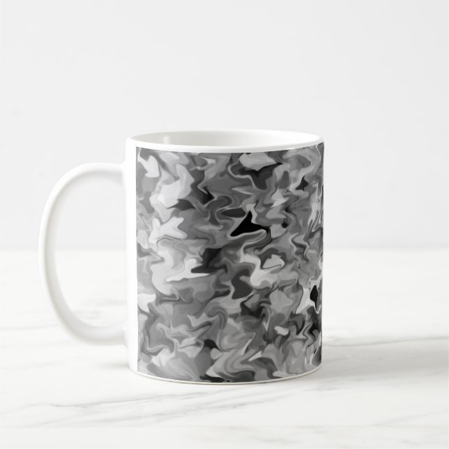 Grey Swirl 11oz Mug (Left)