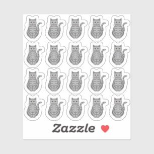 Grey Tabby Cat Decorative Pet Planner 