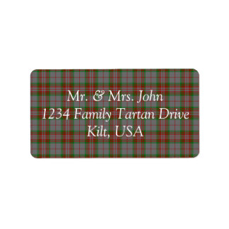 Grey Tartan Label