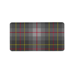 Grey Tartan Labels