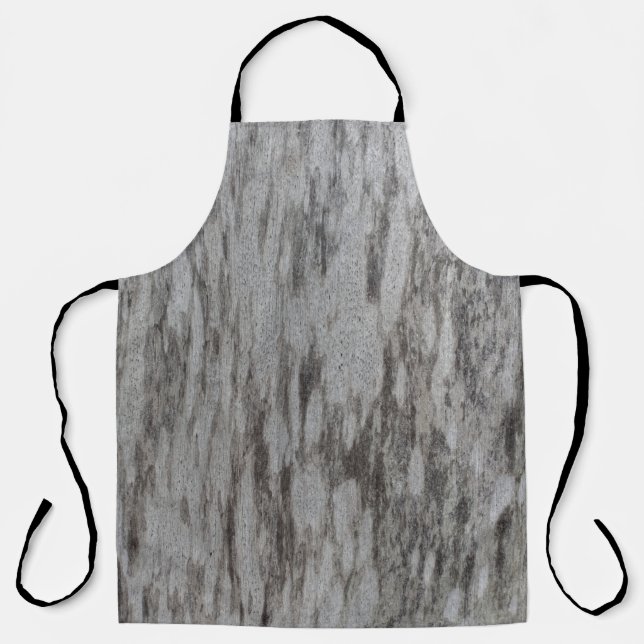 Grey textile apron (Front)