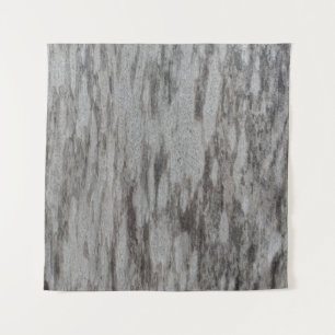 Grey textile tapestry