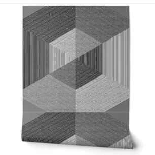 Grey textured 3D effect "Ratti_Creative_Arts" Wallpaper