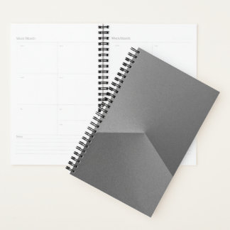 Grey Textured Abstract Corner Planner