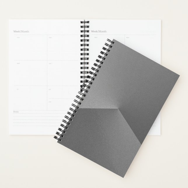 Grey Textured Abstract Corner Planner (Display)