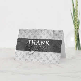 Grey Thank You Cards