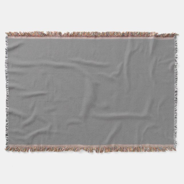 Grey Throw Blanket (Front)