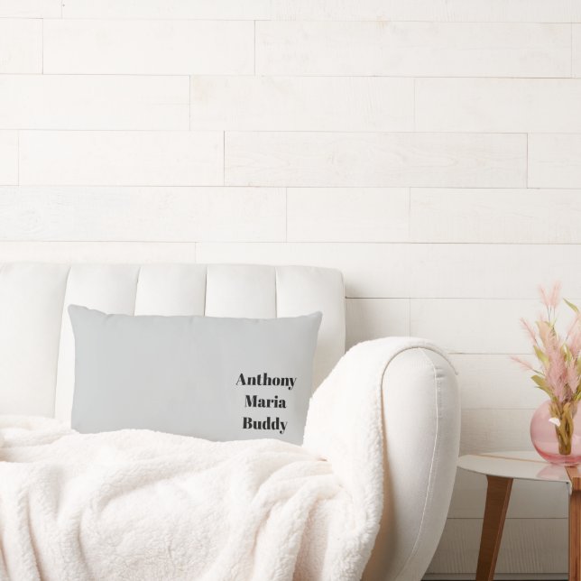 Grey Throw Pillow (Couch)