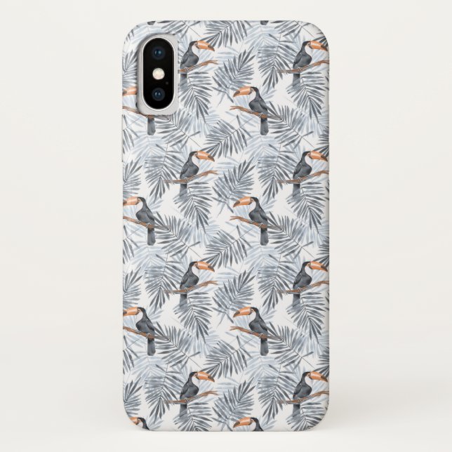 Grey Toucan Case-Mate iPhone Case (Back)