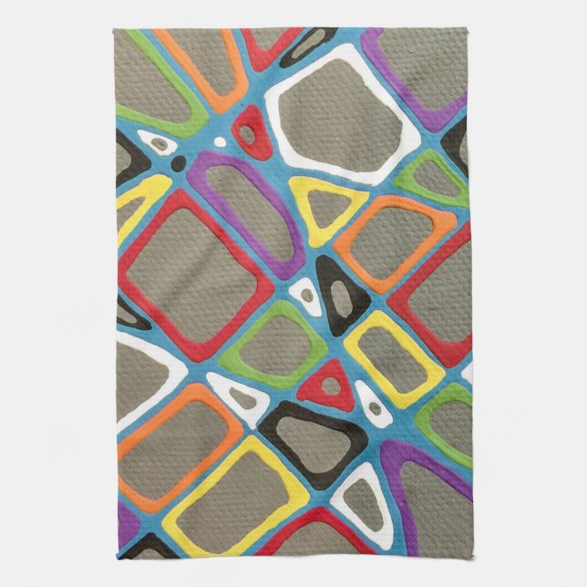 Grey Township Kitchen Towel (Vertical)