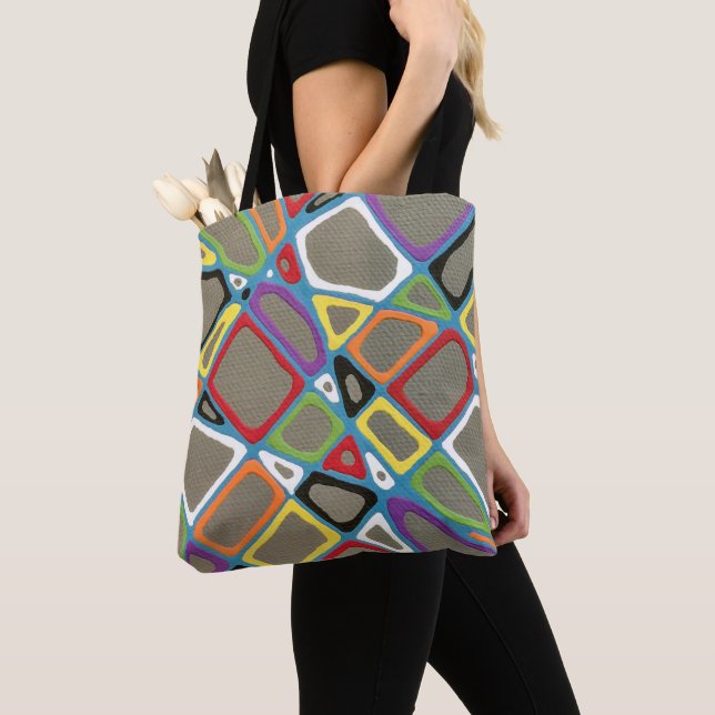 Grey Township Tote Bag (Close Up)
