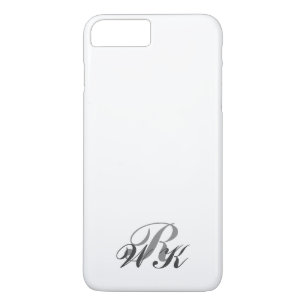 Grey & Transparent Monogram iPhone 7 Plus iPhone 8 Plus/7 Plus Case