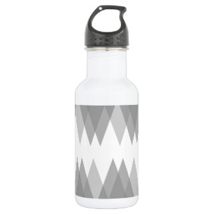 Grey triangles 532 ml water bottle