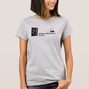 Grey tshirt with USk Dublin logo