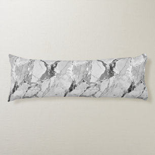 Grey 'Twilight Marble Fantasy' Marble Texture All- Body Cushion