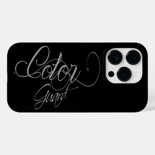 Grey Typography On Black Colour Guard Case-Mate iPhone 14 Pro Case