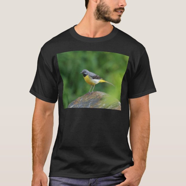 Grey Wagtail - bird T-Shirt (Front)