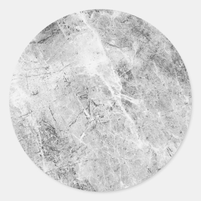 Grey  Wall Design Background Plain Modern Classic Round Sticker (Front)