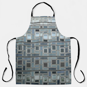Grey wall paint building apron