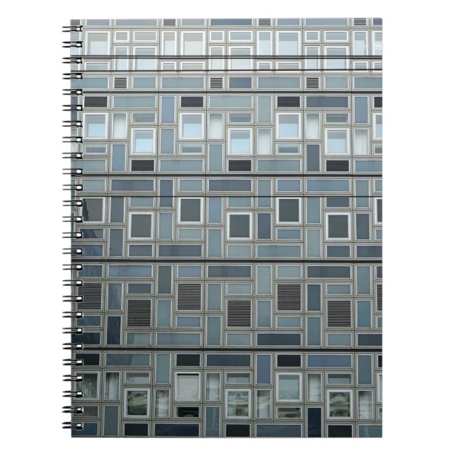 Grey wall paint building notebook (Front)