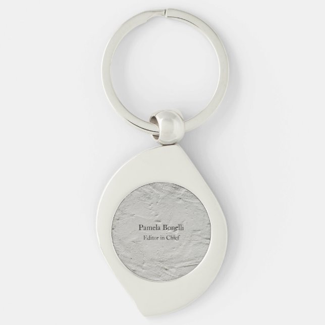 Grey Wall Professional Unique Classical Simple Key Ring (Front)