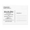 GREY WATERCOLOR SPLASH | SAVE THE DATE POSTCARD