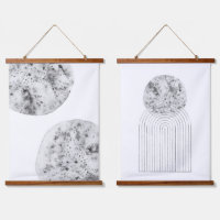 Grey watercolor splashes